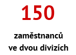 150 zaměstnanců